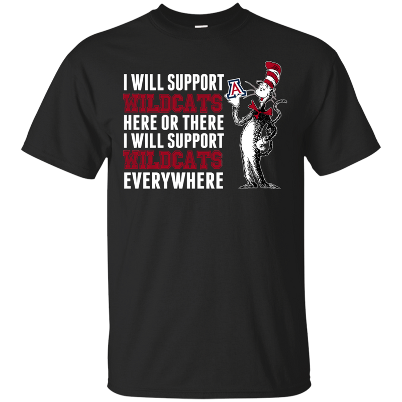 I Will Support Everywhere Arizona Wildcats T Shirts