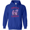 Crazy Pug Lady T Shirts