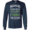 She Will Do It Twice And Take Pictures Seattle Seahawks T Shirt