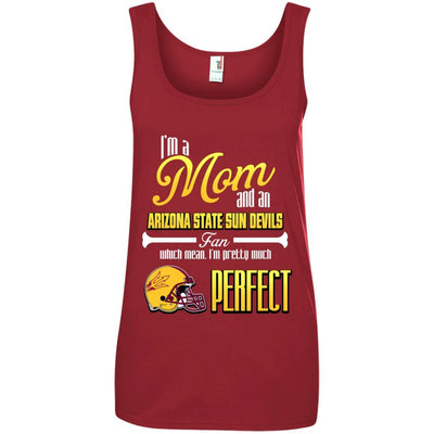 Cool Pretty Perfect Mom Fan Arizona State Sun Devils T Shirt