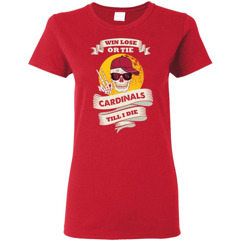 Skull Say Hi Arizona Cardinals T Shirts