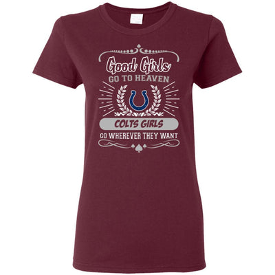 Good Girls Go To Heaven Indianapolis Colts Girls T Shirts