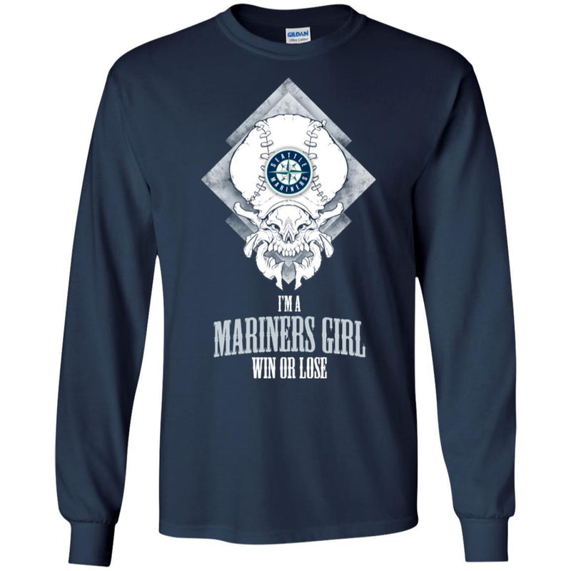 Seattle Mariners Girl Win Or Lose T Shirts