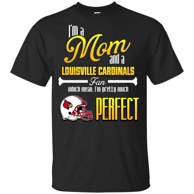 Cool Pretty Perfect Mom Fan Louisville Cardinals T Shirt