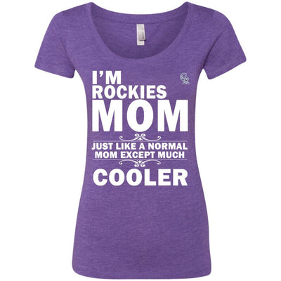 A Normal Mom Except Much Cooler Colorado Rockies T Shirts