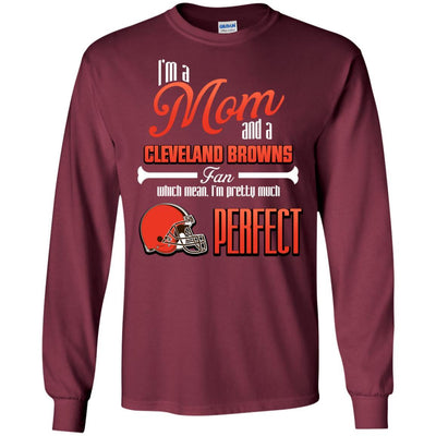 Cool Pretty Perfect Mom Fan Cleveland Browns T Shirt