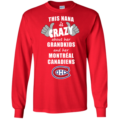 This Nana Is Crazy About Her Grandkids And Her Montreal Canadiens T Shirts