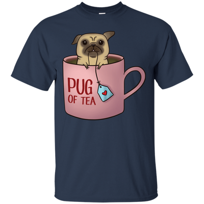 Pug Of Tea Pug T Shirts