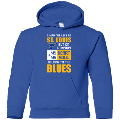 My Heart And My Soul Belong To The St. Louis Blues T Shirts