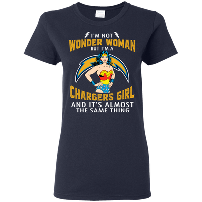 I'm Not Wonder Woman Los Angeles Chargers T Shirts