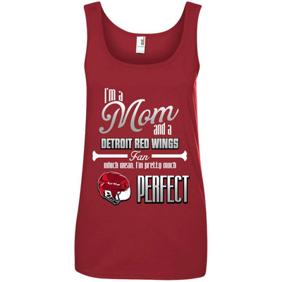 Cool Pretty Perfect Mom Fan Detroit Red Wings T Shirt