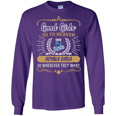 Good Girls Go To Heaven Kansas City Royals Girls T Shirts