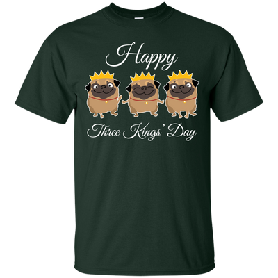 Nice Pug T Shirts - Three Kings' Day Pug, is a cool gift for friends