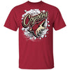 Colorful Earthquake Art Arizona Coyotes T Shirt