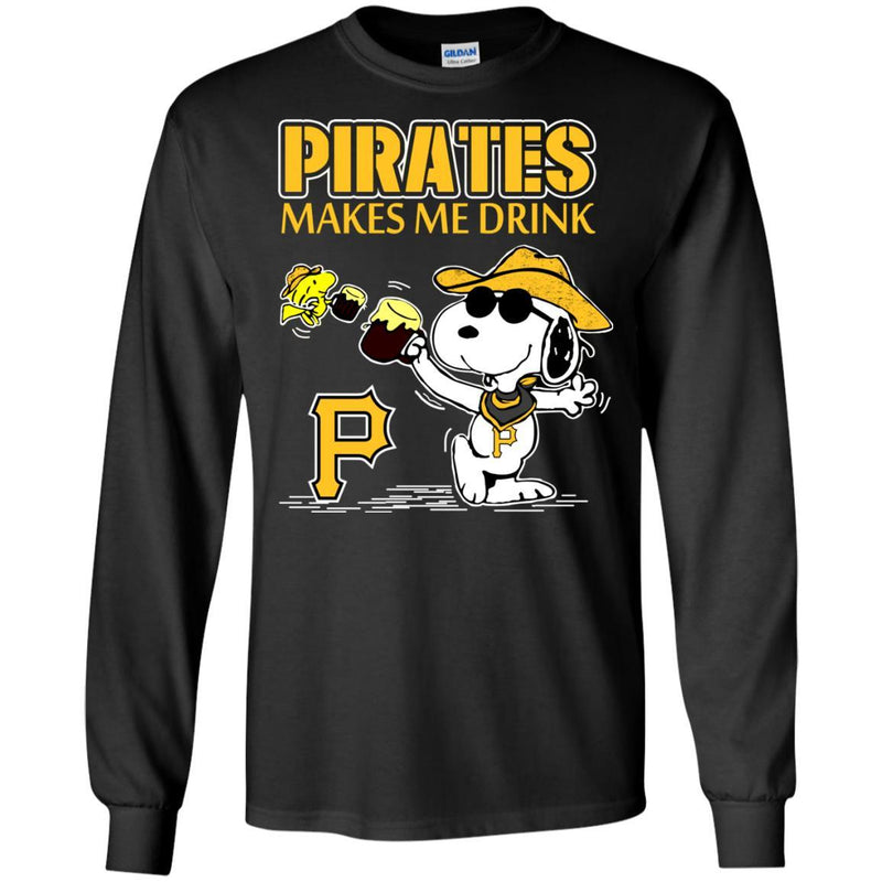Pittsburgh Pirates Makes Me Drinks T-Shirt