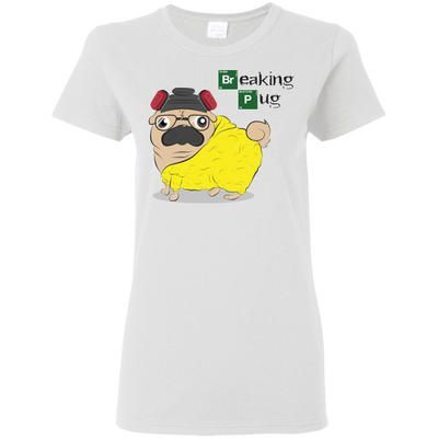 Breaking Bad Pug Mashup Funny T Shirts