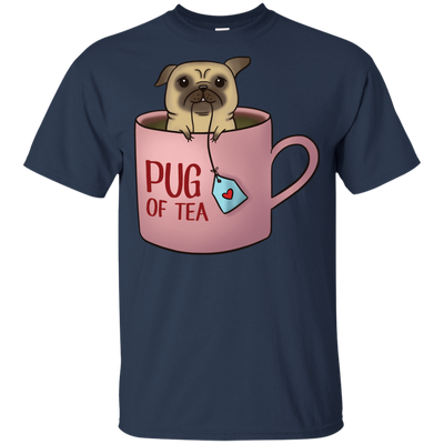 Pug Of Tea Pug T Shirts