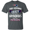 Funny This Grandma Is Crazy About Her Grandkids And Her Patriots T Shirts