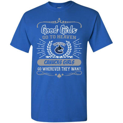 Good Girls Go To Heaven Vancouver Canucks Girls T Shirts