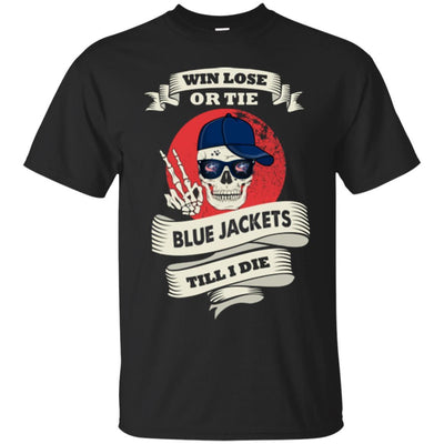 Skull Say Hi Columbus Blue Jackets T Shirts