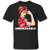 Beautiful Girl Unbreakable Go Detroit Red Wings T Shirt