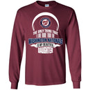 The Only Thing Dad Loves His Daughter Fan Washington Nationals T Shirt