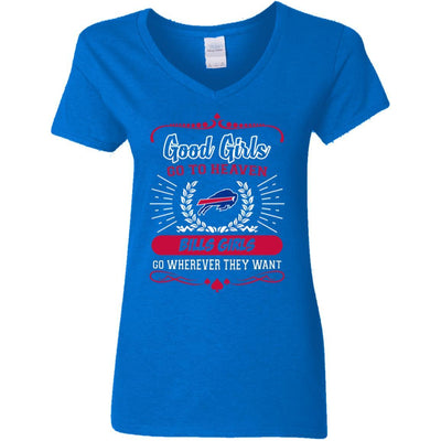 Good Girls Go To Heaven Buffalo Bills Girls T Shirts