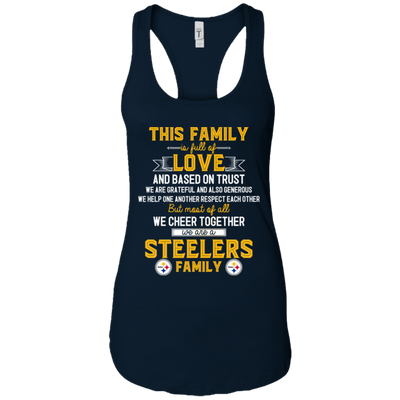 We Are A Pittsburgh Steelers Family T Shirt