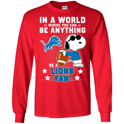 Love To Be A Detroit Lions Fan T Shirt