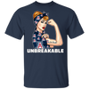 Beautiful Girl Unbreakable Go Arizona Wildcats T Shirt