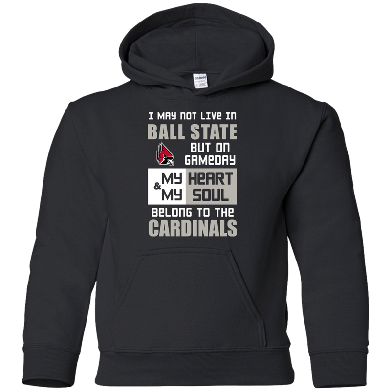 My Heart And My Soul Belong To The Ball State Cardinals T Shirts