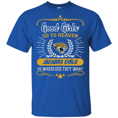 Good Girls Go To Heaven Jacksonville Jaguars Girls T Shirts