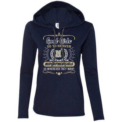 Good Girls Go To Heaven Navy Midshipmen Girls T Shirts