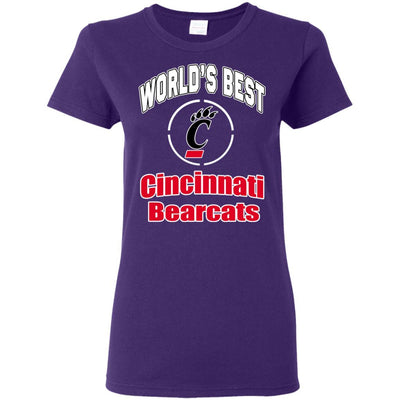 Amazing World's Best Dad Cincinnati Bearcats T Shirts
