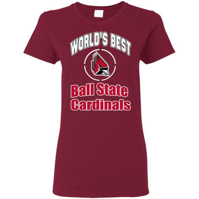 Amazing World's Best Dad Ball State Cardinals T Shirts