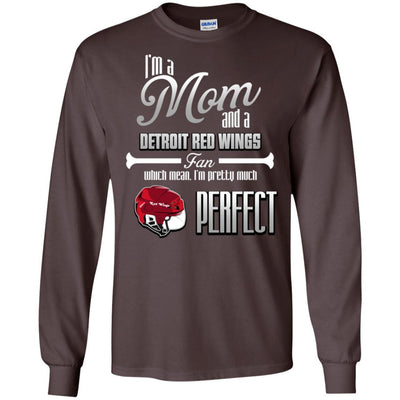 Cool Pretty Perfect Mom Fan Detroit Red Wings T Shirt