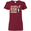 I Will Support Everywhere Arizona State Sun Devils T Shirts
