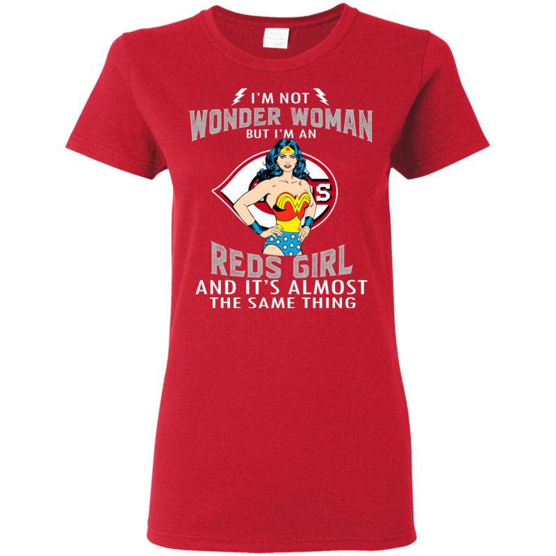 I'm Not Wonder Woman Cincinnati Reds T Shirts