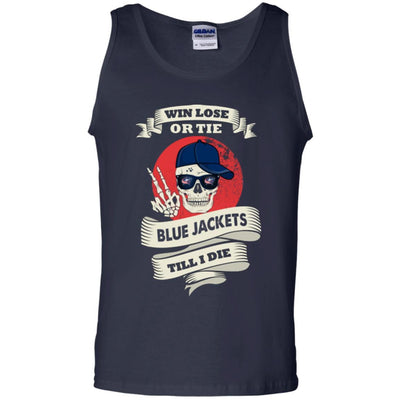 Skull Say Hi Columbus Blue Jackets T Shirts
