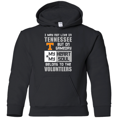 My Heart And My Soul Belong To The Tennessee Volunteers T Shirts