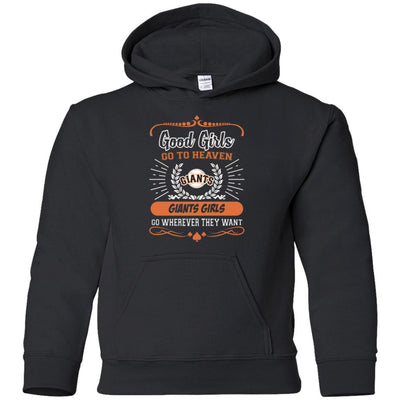 Good Girls Go To Heaven San Francisco Giants Girls T Shirts