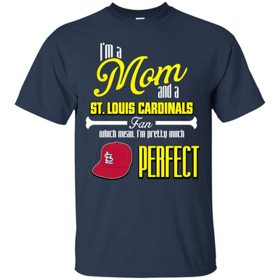 Cool Pretty Perfect Mom Fan St. Louis Cardinals T Shirt