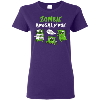 Nice Pug T Shirts - Zombies Apugalypse, is a cool gift for your friend