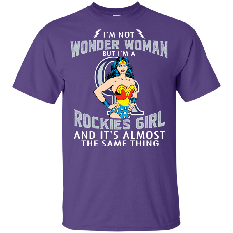 I'm Not Wonder Woman Colorado Rockies T Shirts