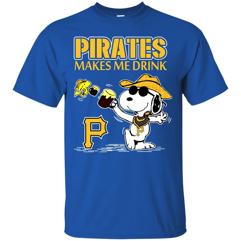 Pittsburgh Pirates Makes Me Drinks T-Shirt