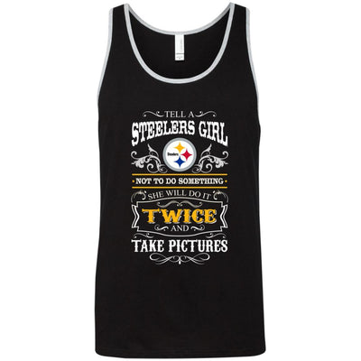 She Will Do It Twice And Take Pictures Pittsburgh Steelers T Shirt