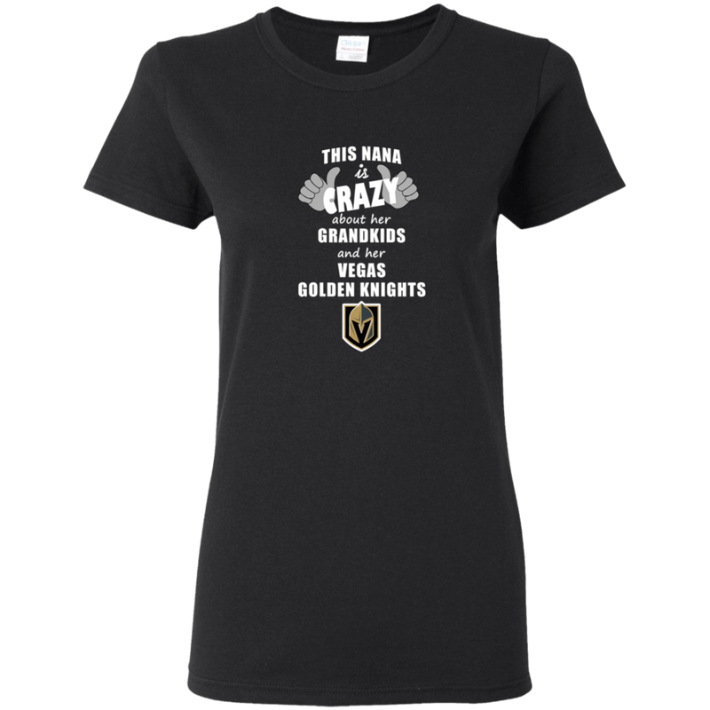 This Nana Is Crazy About Her Grandkids And Her Vegas Golden Knights T Shirts