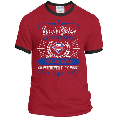 Good Girls Go To Heaven Philadelphia Phillies Girls T Shirts