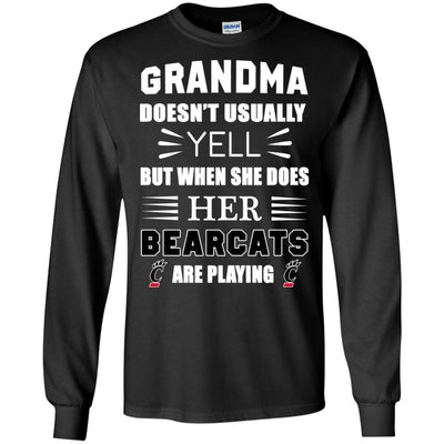 Grandma Doesn't Usually Yell Cincinnati Bearcats T Shirts
