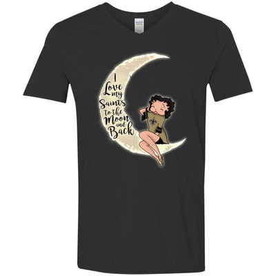 BB I Love My New Orleans Saints To The Moon And Back T Shirt - Best Funny Store